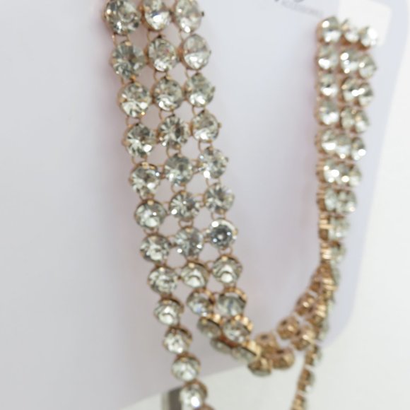(#W) True Love Diamond Statement Necklace - Picture 3 of 4